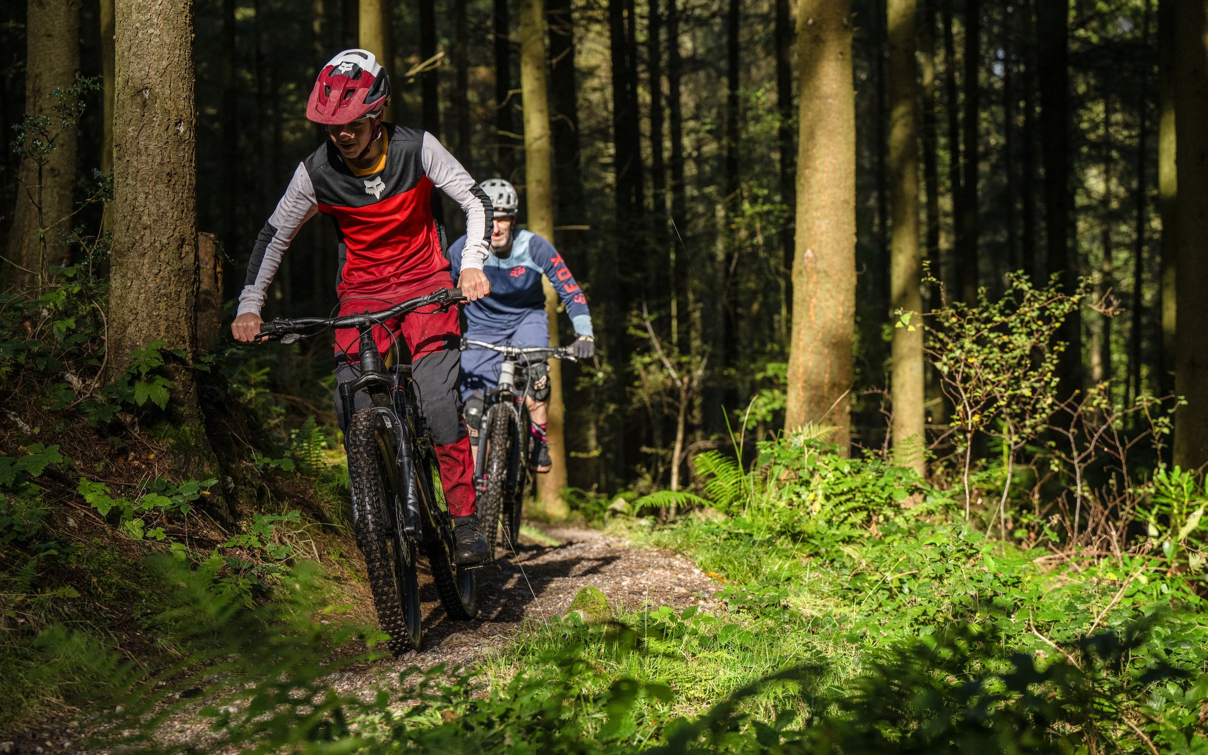 Mountain biking at Hopton Wood Forestry England